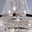 Candelabru clasic cristal alama crom15xE27/60W, Sheraton LU 2388/15/70 Chrom Orion